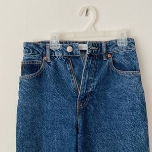 Zara Dark Blue Straight Leg Jeans
